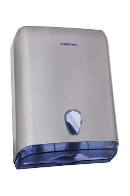 Paper towel dispenser - ABS matt-chrome 800