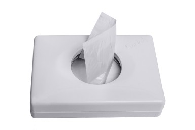 Interfolded sanitary bags dispenser - ABS white