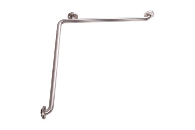 Angled bar wall to wall – stainless steel